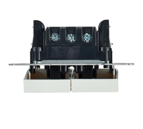 BRITE Выключ. 2-кл. с инд. отел. 10А ВС10-2-9-БрЖ жемч.  BR-V20-2-10-K36  IEK