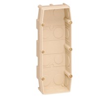 Mosaic Коробка Superbox 3 поста, глубина 40мм  089127  Legrand