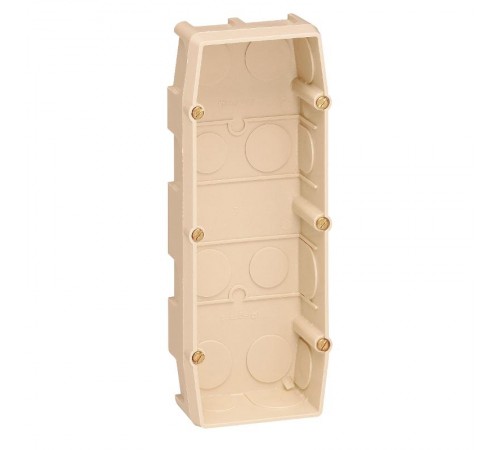 Mosaic Коробка Superbox 3 поста, глубина 40мм  089127  Legrand