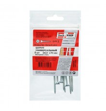 Саморез ШУц 4,0х70 пот. гол. (8 шт) - пакет ( 0,031 кг)  102434  Tech-KREP