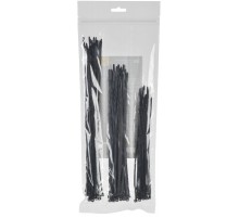 Набор хомутов 3,6х200; 3,6х250; 3,6х300 чер. (75шт/упак)  UNH35-N04-075  IEK