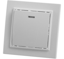 PSW10-9001-01 Выключатель 1-клавишный c индикатором, 250В, 10А, серия Эрна, белый  39041  STEKKER