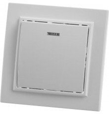 PSW10-9001-01 Выключатель 1-клавишный c индикатором, 250В, 10А, серия Эрна, белый  39041  STEKKER