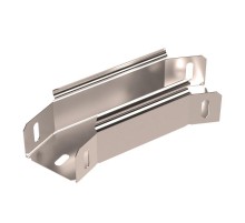 Угол горизонтальный 45 градусов Стандарт INOX (AISI 409) 50х50  PR16.3463  Промрукав