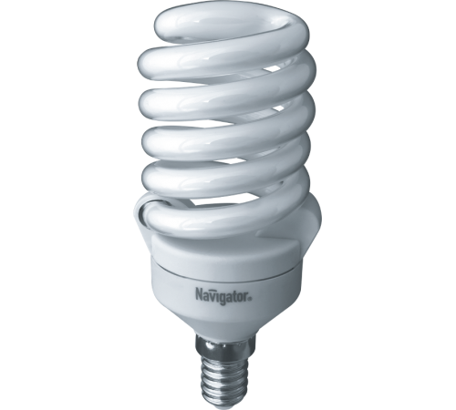 Лампа энергосберегающая КЛЛ 20Вт Е14 827 спираль NCL-SF10-20-827  94297  Navigator