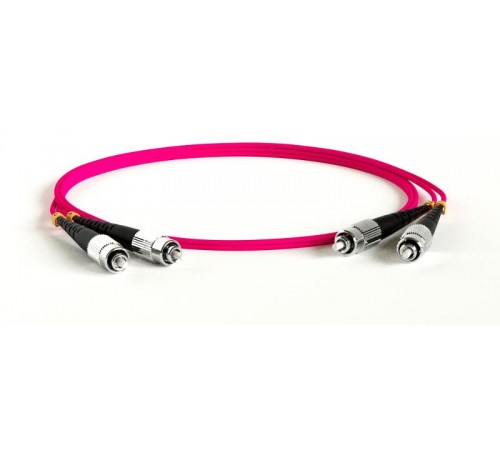 Патч-корд FC-D2-504-FC/PR-FC/PR-H-15M-LSZH-MG волоконно-оптический (шнур) MM 50/125(OM4), FC-FC, 2.0 мм, duplex, LSZH, 15 м  247734  Hyperline