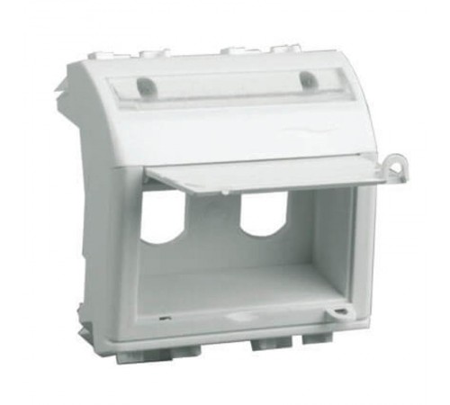 Brava белый Адаптер для двух оптоволоконных разъемов 2мод.  76615B  DKC