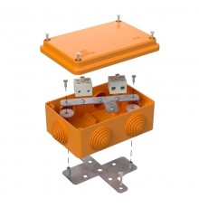 Коробка огнестойкая для о/п 40-0340-FR6.0-4 Е15-Е120 120х80х50 IP55  4p, 6.0 мм.кв. 40-0340-FR6.0-4  Промрукав