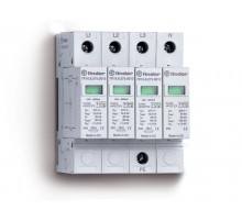 Устройство защиты от импульсных перенапряжений УЗИП тип 1 (4 варистора); модульный, ширина 70мм; степень защиты IP20  7P1582751012  Finder