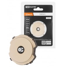 Розетка TV/SAT оконечная шампань, "Байкал"   SQ1819-0520  TDM