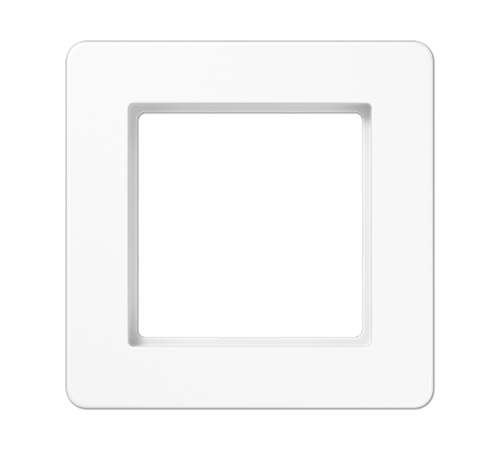 Рамка для вертикальной и горизонтальной установки, 1 пост; термопласт; белый; A FLOW  AF581BFWW  Jung