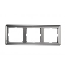 W59 Матовый хром Рамка 3-ая  KD-3-58  SE