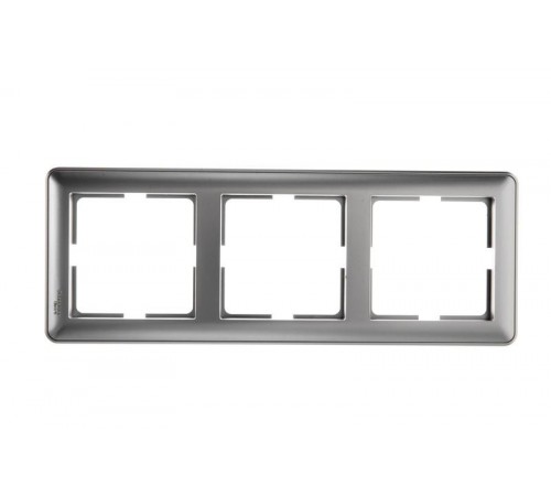 W59 Матовый хром Рамка 3-ая  KD-3-58  SE