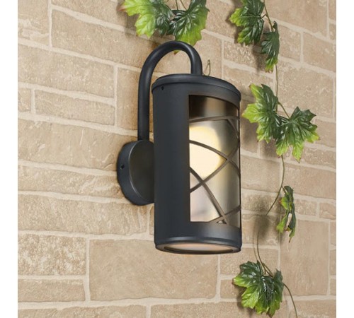 Светильник садово-парковый GL 1017D Premier D черный настенный  a039856  Elektrostandard