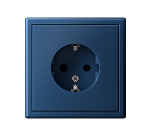 ArtGallery Аквамарин Розетка с заземлением, со шторками, 16А, механизм  GAL001145  SE