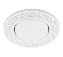 Светильник потолочный встраиваемый под лампу GX53 CD9902 20LED*2835 SMD 4000K, 15W GX53, без лампы, белый  32938  FERON