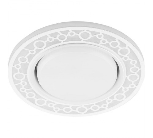 Светильник потолочный встраиваемый под лампу GX53 CD9902 20LED*2835 SMD 4000K, 15W GX53, без лампы, белый  32938  FERON