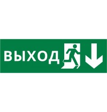 Пиктограмма ДСО-IP65-Н "Выход Фигура - вниз 2"  60513DEK  DEKraft