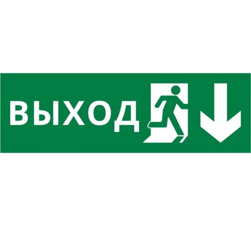 Пиктограмма ДСО-IP65-Н "Выход Фигура - вниз 2"  60513DEK  DEKraft