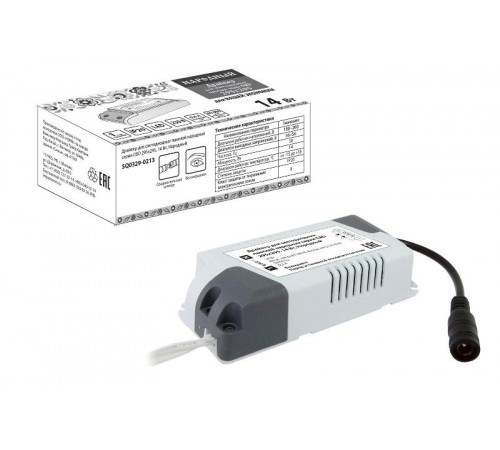 Драйвер LED для светодиодных панелей серии СВО Народный 295х295 14Вт 220/24В IP20  SQ0329-0213  TDM