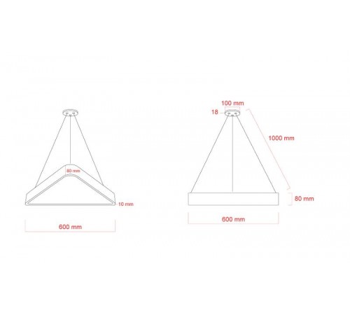 Светильник светодиодный Geometria Delta SPO-151-W-40K-030 30Вт 4000К 2900Лм IP40 600*600*80 белый подвесной ЛТ  Б0058868  ЭРА