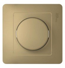 Glossa Титан Светорегулятор (диммер) поворотный, 300Вт (в сборе с рамкой)  GSL000434  SE