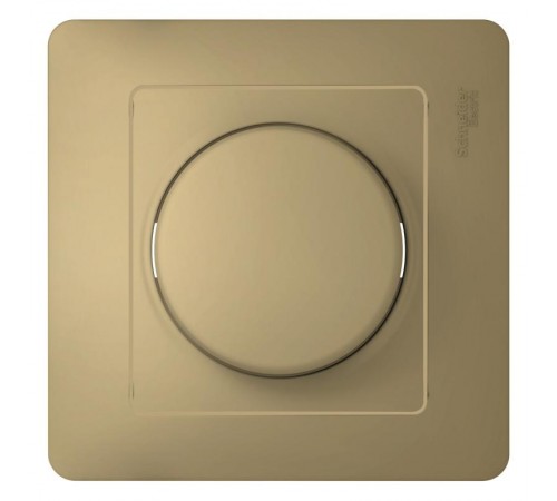 Glossa Титан Светорегулятор (диммер) поворотный, 300Вт (в сборе с рамкой)  GSL000434  SE