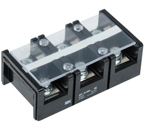 Блок зажимов БЗН ТС-2003 95 мм2 200A 3 пары  YZN42-03-095-K02  IEK