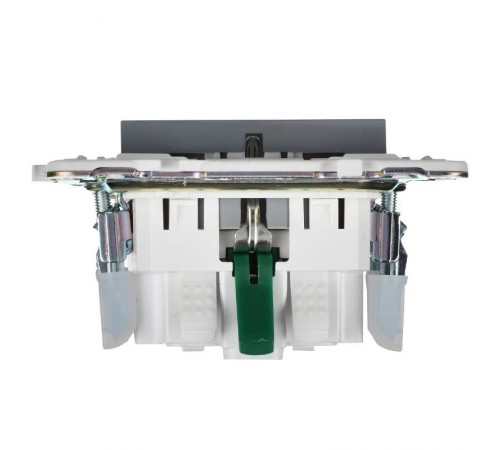 SKANDY Розетка с з/к/ш 16А б/к SK-R06Gr серый  SK-R14-16-1-K03  IEK