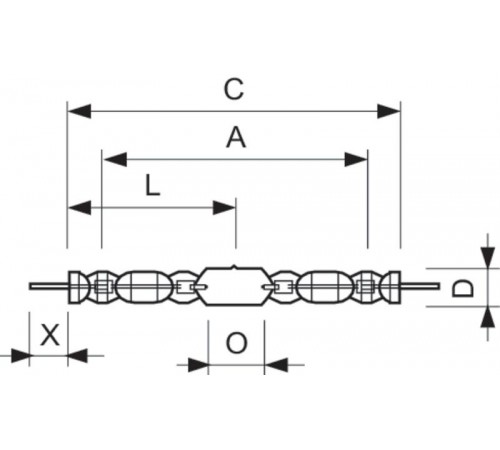 Лампа металлогалогенная MST MHN-FC 2000W/740 400V XW  928070405130  PHILIPS