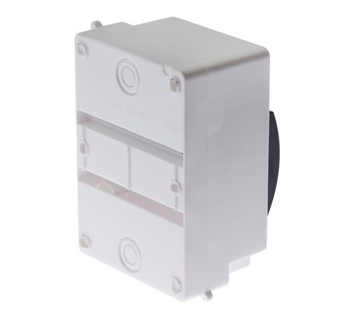 Бокс пластиковый навесной КМПн 2/4 с прозрачной крышкой (28/560)  Б0051471  ЭРА