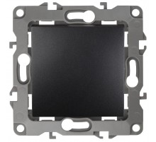 12-1111-05 Кнопка, 10АХ-250В, 12, антрацит   Б0047834  ЭРА