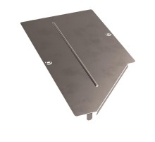 Крышка переходника левого Стандарт INOX (AISI 409) 600х400  PR16.5656  Промрукав