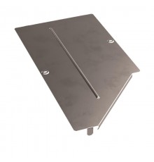 Крышка переходника левого Стандарт INOX (AISI 409) 600х400  PR16.5656  Промрукав