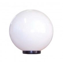 Светильник садово-парковый "Шар" 250 Б НТУ 06-60-01 опал пмма /корпус плоский черный ГУ  1030480255  Элетех