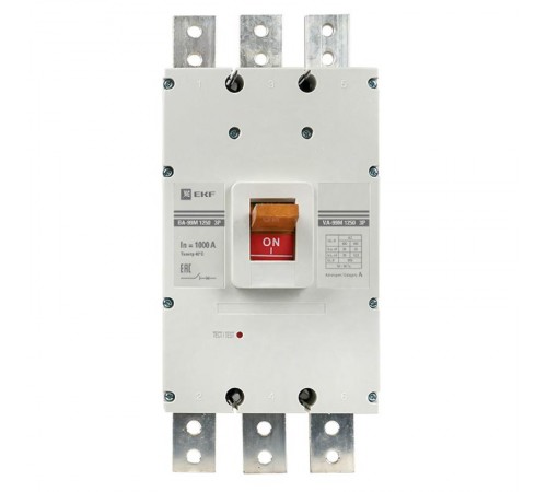 Выключатель автоматический ВА-99М  1250/1000А 3P 35кА EKF PROxima   mccb99-1250-1000m  EKF