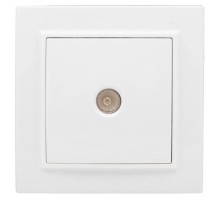 Минск Розетка TV 1-местная СП бел. 75Ом 5-862МГц EKF Basic  ERA00-027-10  EKF
