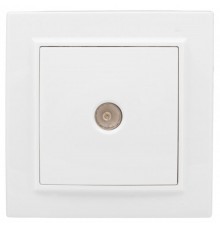 Минск Розетка TV 1-местная СП бел. 75Ом 5-862МГц EKF Basic  ERA00-027-10  EKF