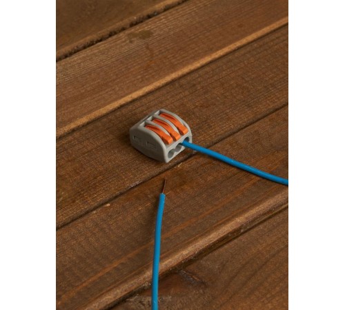 Строительно-монтажная клемма СМК 222-413 многоразовая (аналог Wago 222-413)  UKZ-001-413  IEK