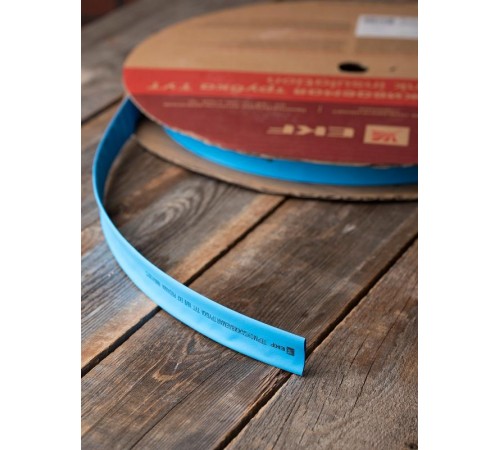 Термоусаживаемая трубка ТУТ нг 16/8 синяя EKF PROxima  tut-16-g  EKF