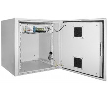 Шкаф уличный 19" 9U 650x600, IP55 металл дверь, серый  LO35-09U66-M55  ITK