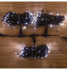 Гирлянда "LED ClipLight" 24V, 3 нити по 10 метров, цвет диодов Белый  323-315  NEON-NIGHT