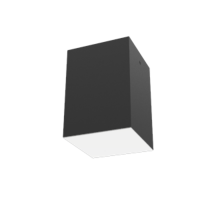 Светодиодный светильник DL-Box накладной 9 Вт 4000 К 120x120x170 мм RAL9005 черный муар с рассеивателем опал  V1-R0-90818-20000-2000940  VARTON