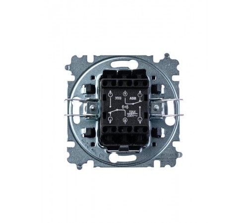 ABB Levit Антрацит / дымчатый чёрный Переключатель 2-кл.  3559H-A52445 63W  2CHH595245A6063  ABB