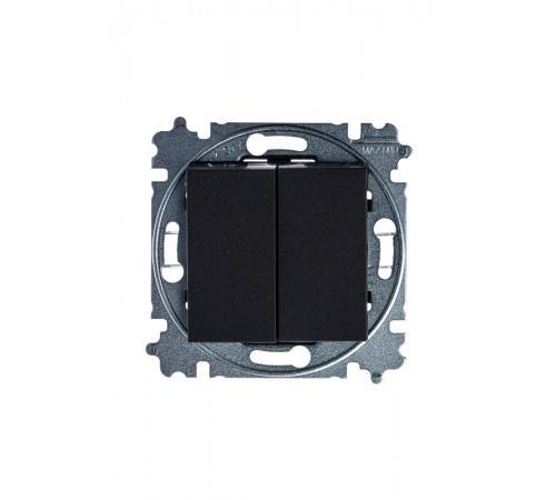 ABB Levit Антрацит / дымчатый чёрный Переключатель 2-кл.  3559H-A52445 63W  2CHH595245A6063  ABB