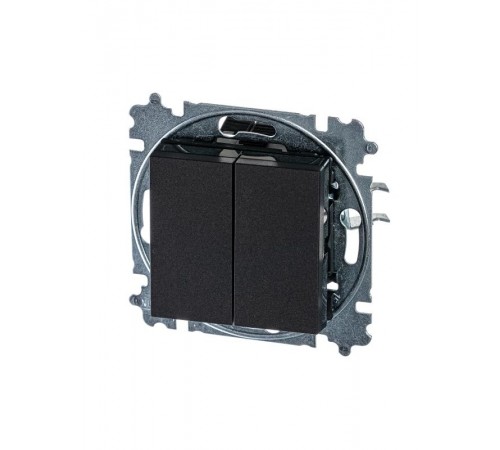 ABB Levit Антрацит / дымчатый чёрный Переключатель 2-кл.  3559H-A52445 63W  2CHH595245A6063  ABB