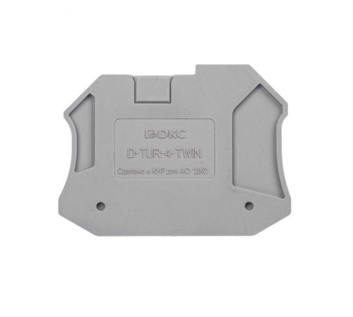 Изолятор торцевой для клемм TUR-2.5-TWIN  D-TUR-2.5-TWIN  DKC