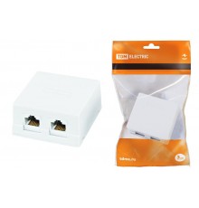 Компьютерная розетка 2xRJ-45  SQ1809-0004  TDM