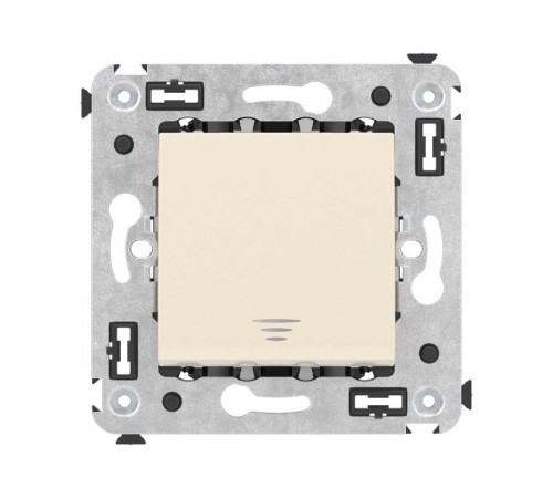 Кнопка одноклавишная в стену, "Avanti", "Ванильная дымка"  4405153  DKC