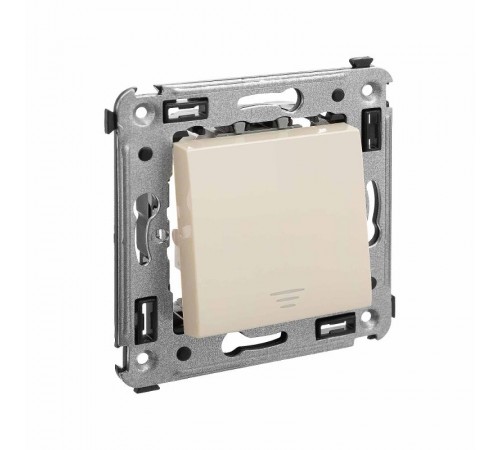 Кнопка одноклавишная в стену, "Avanti", "Ванильная дымка"  4405153  DKC